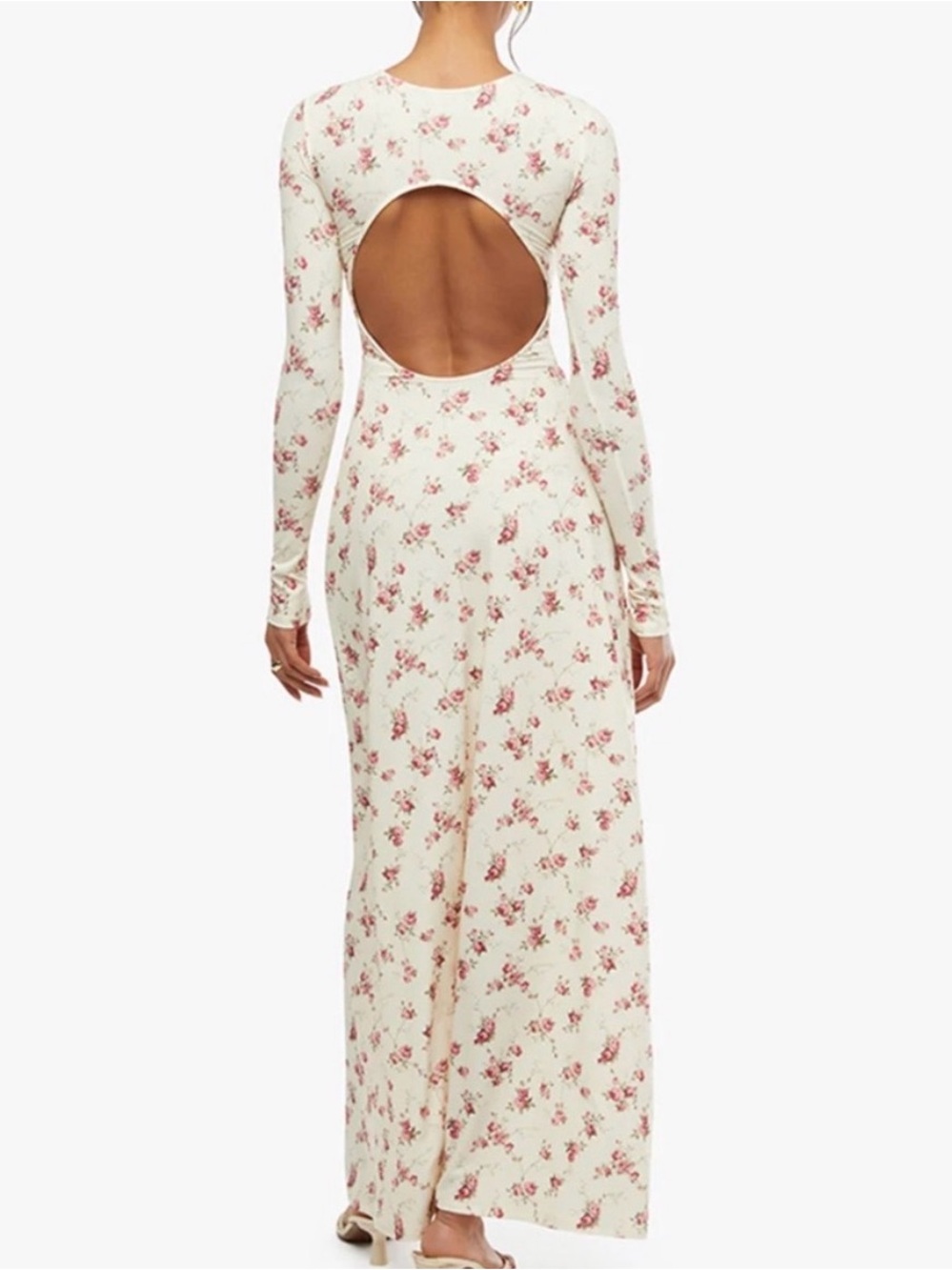 WeWoreWhat Open Back Midi Dress